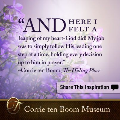 corrie ten boom quotes perfect preparation