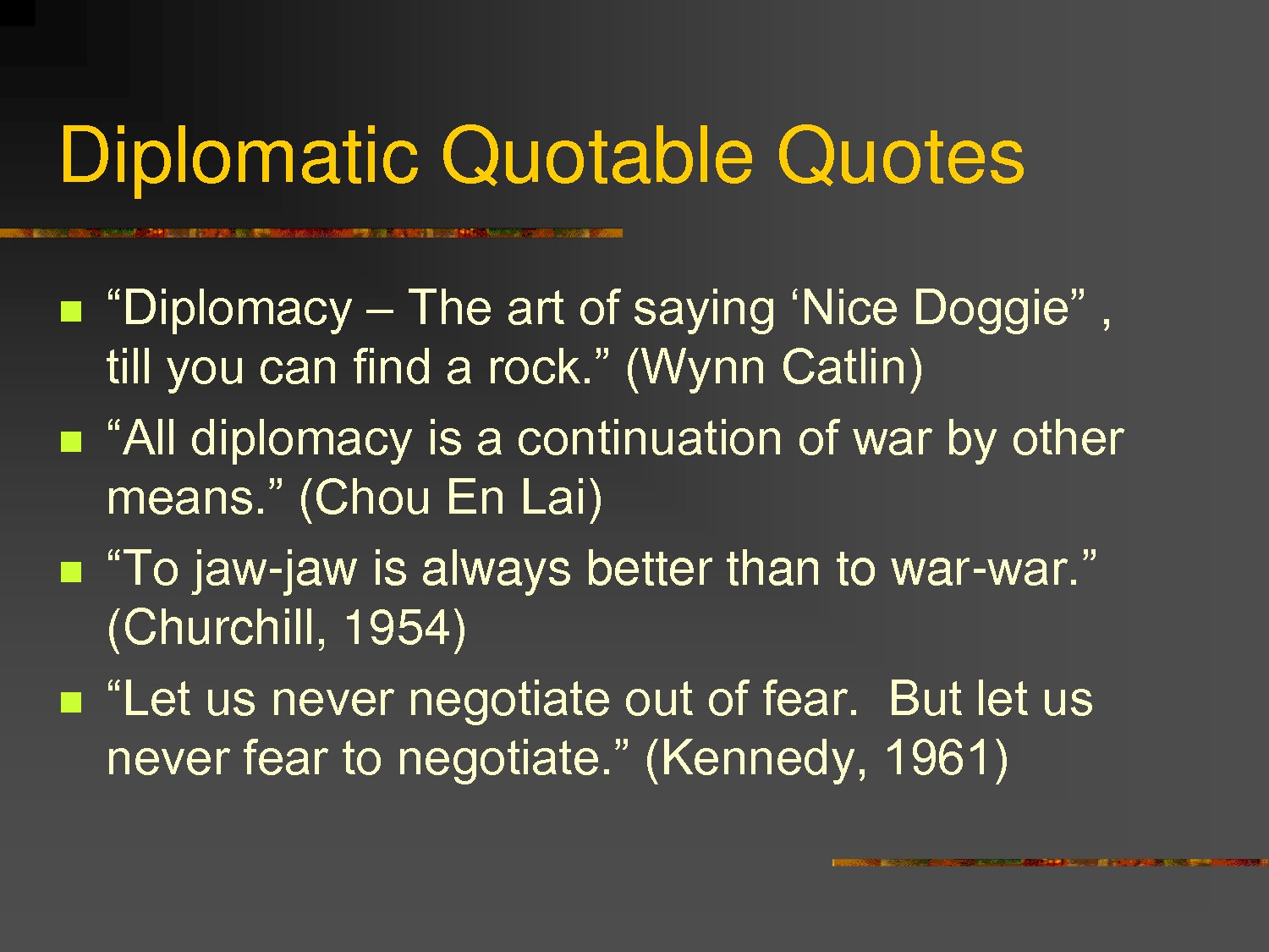  Inasmuch as our own country is extensive and new, and the countries of Europe are densely populated, if there are any abroad who desire to make this the land of their adoption, it is not in my heart to throw aught in their way to prevent them from coming to the United States. "Woe to thee!