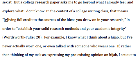 Starting with a quote college essay