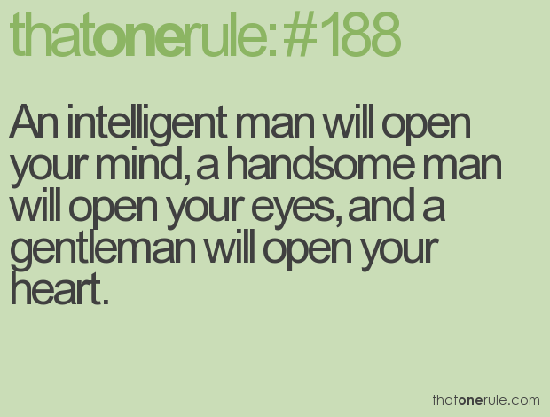 HANDSOME MAN QUOTES –
