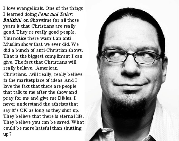 Penn Jillette's quotes, famous and not much - QuotationOf . COM