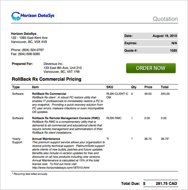 Business Billing Invoice Templates