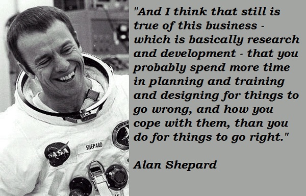 Alan Shepard's quotes, famous and not much - QuotationOf . COM