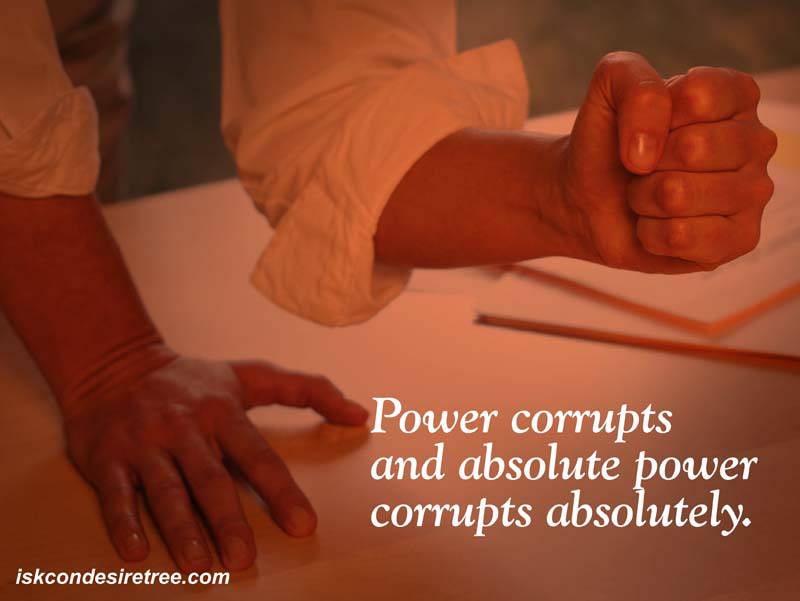 essay on power corrupt